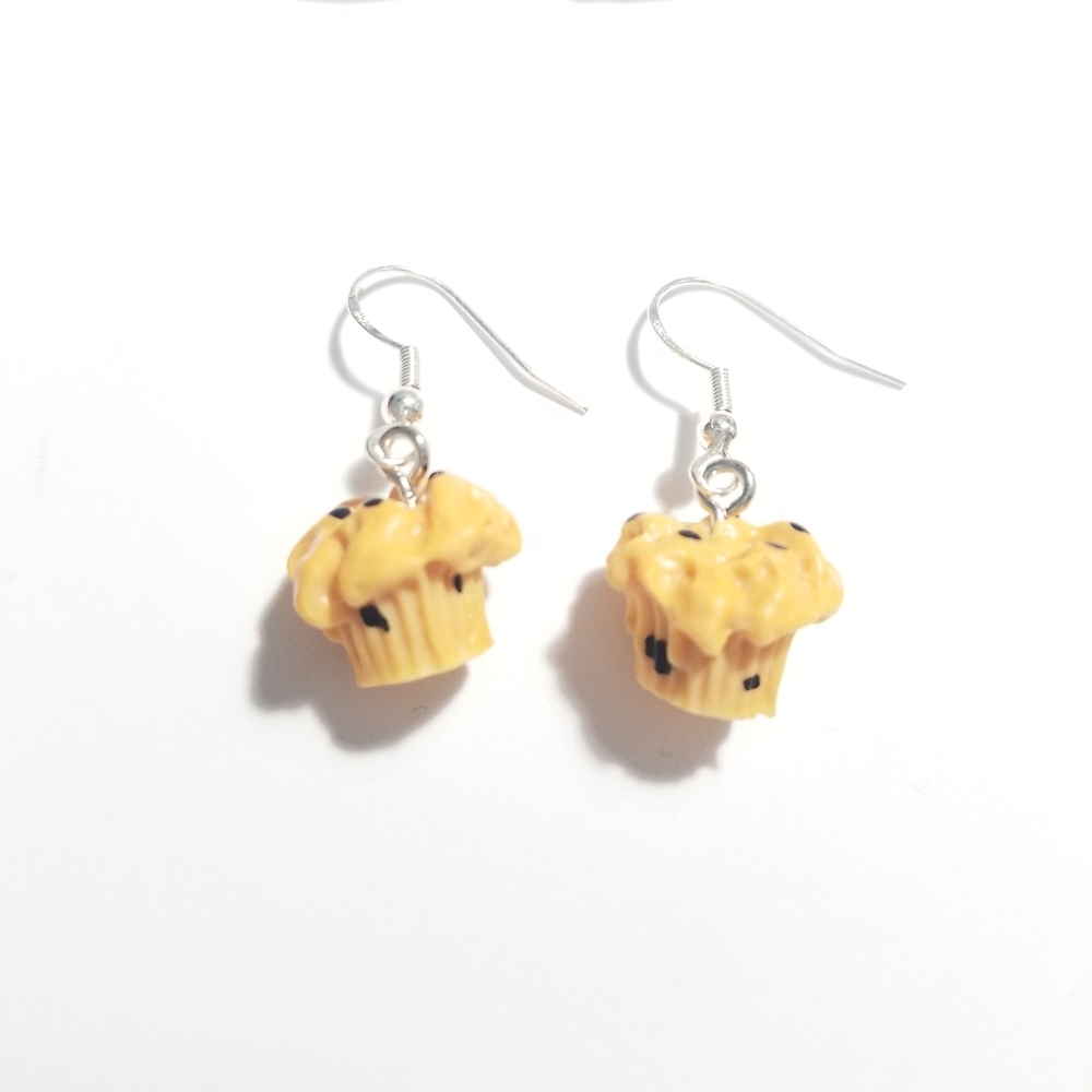 Chocolate Chip Muffin Earrings